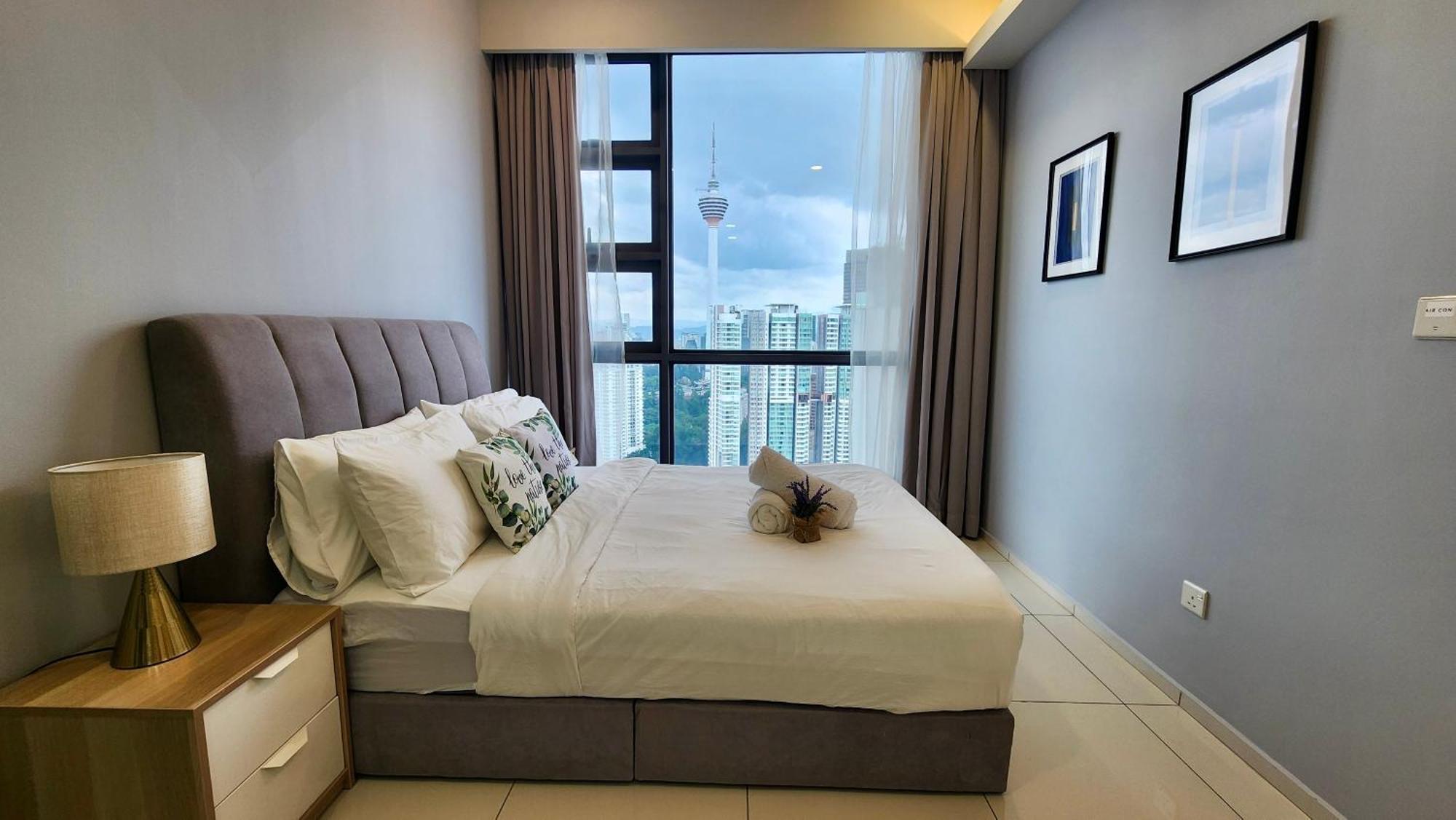 Skyline View In Bukit Bintang The Robertson 42F Apartment Kuala Lumpur Ngoại thất bức ảnh