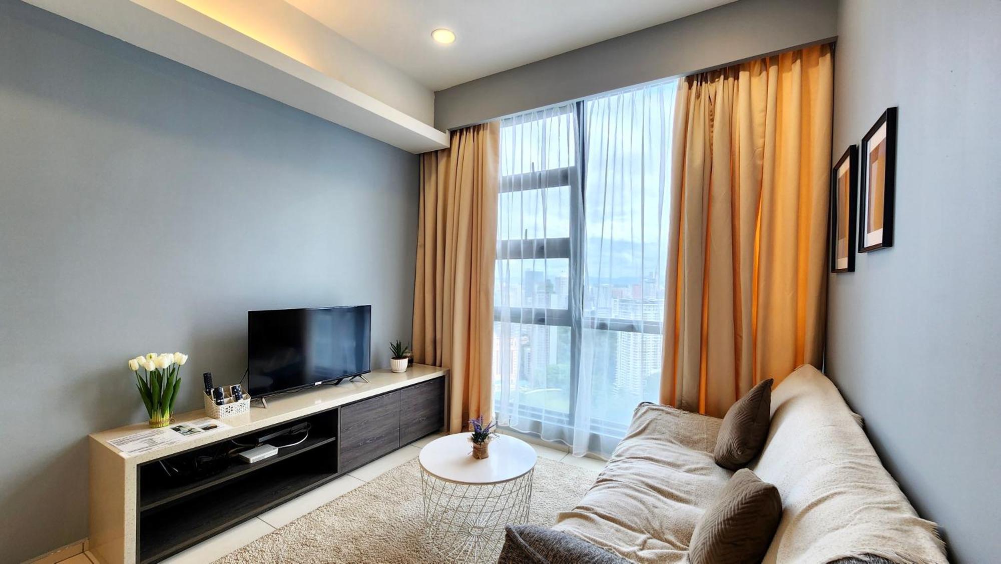 Skyline View In Bukit Bintang The Robertson 42F Apartment Kuala Lumpur Ngoại thất bức ảnh