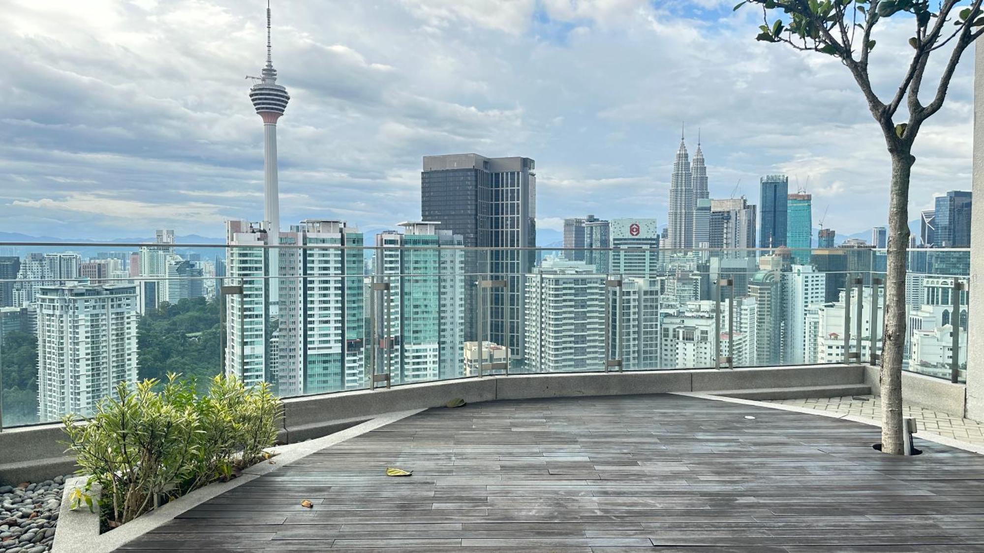 Skyline View In Bukit Bintang The Robertson 42F Apartment Kuala Lumpur Ngoại thất bức ảnh